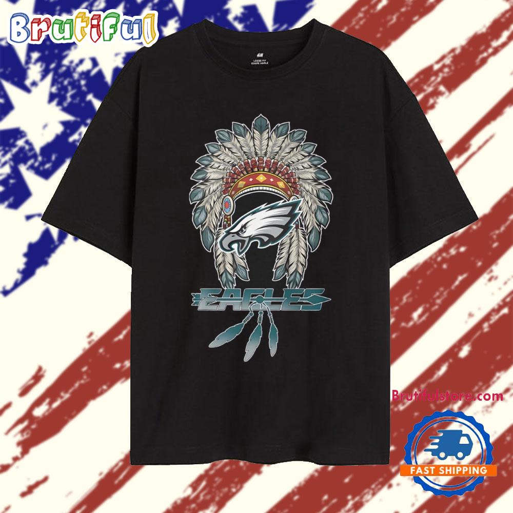 Philadelphia Eagles Football Native American Night Month 2025 T Shirt