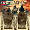 Philadelphia Eagles Camo 2026 Salute to Service Veterans Day Hoodie