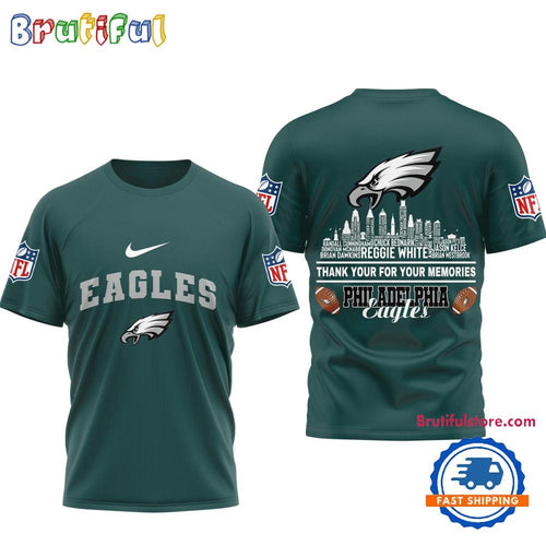 Philadelphia Eagles Football Legends of the Game 3D Shirt