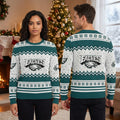 Philadelphia Eagles Logo Snowflake Knit Ugly Christmas Sweater