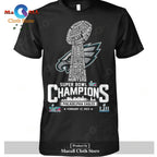 Philadelphia Eagles NFC Champions Super Bowl Cup 2023-Unisex T-Shirt