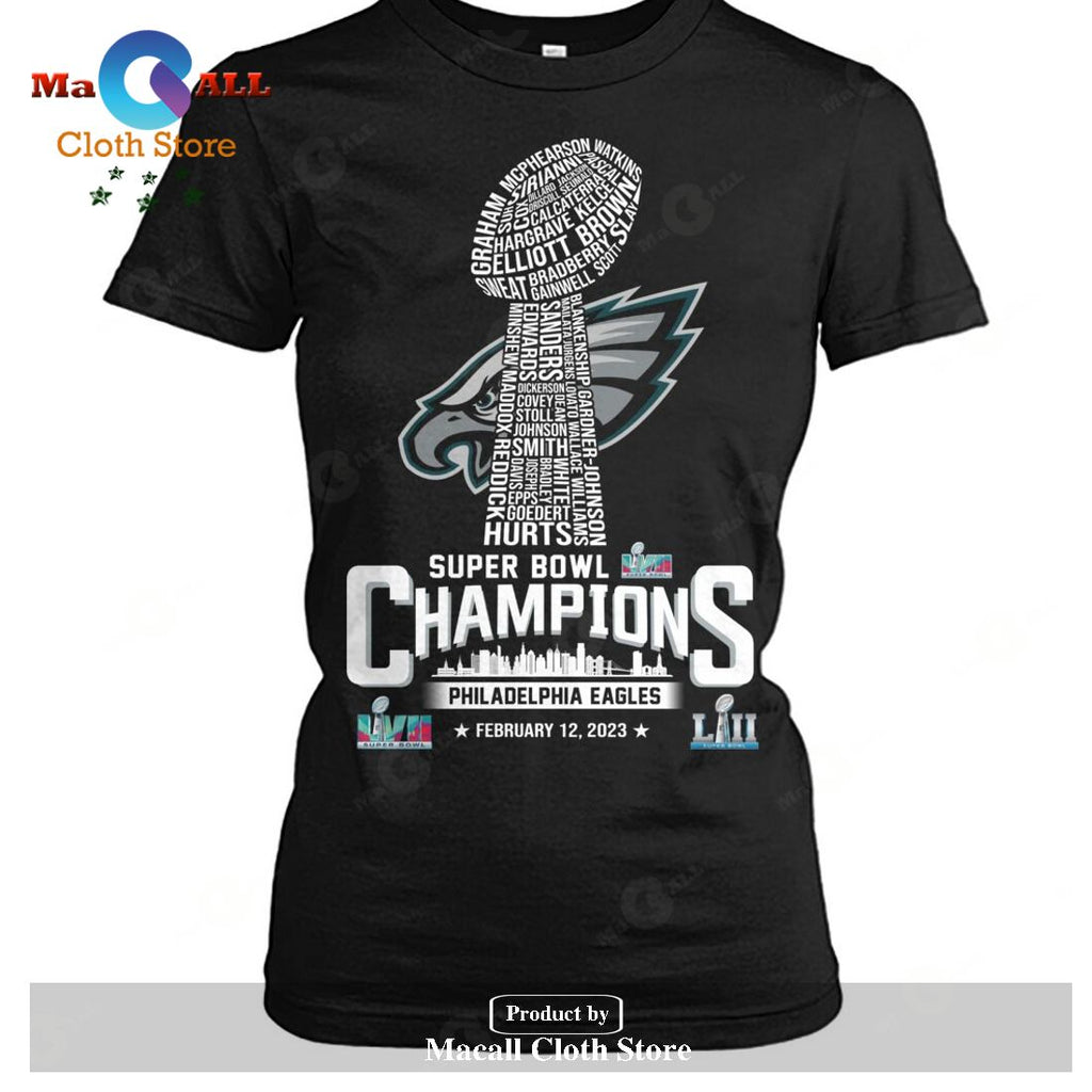 Philadelphia Eagles NFC Champions Super Bowl Cup 2023-Unisex T-Shirt