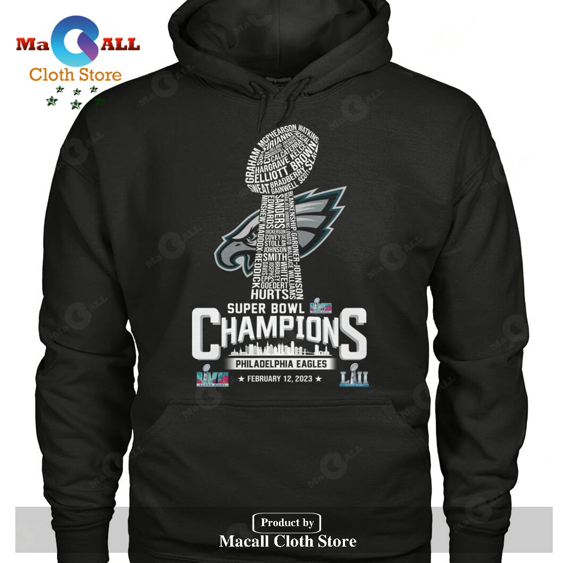 Philadelphia Eagles NFC Champions Super Bowl Cup 2023-Unisex T-Shirt