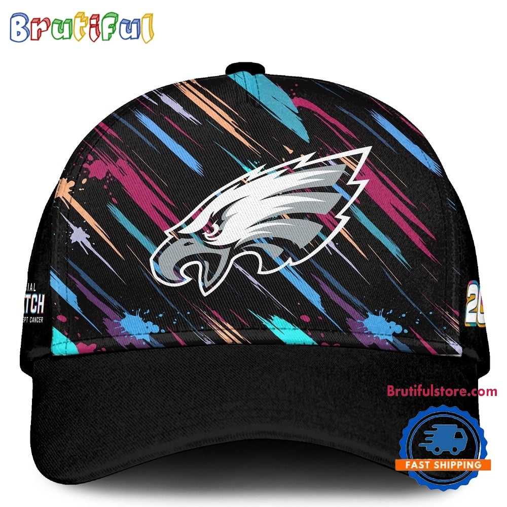 Philadelphia Eagles NFL 2026 Crucial Catch Limited Edition Black Cap
