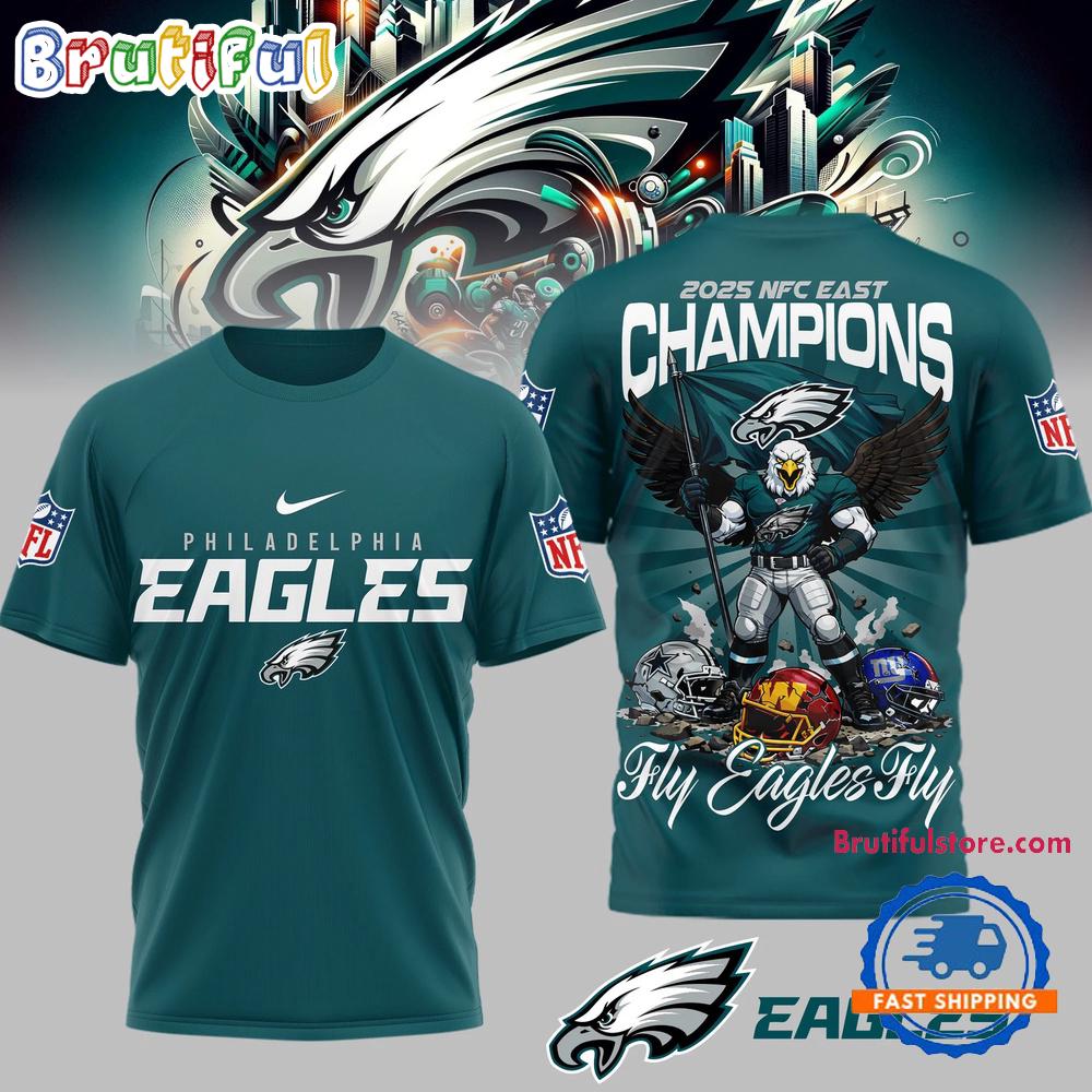 Philadelphia Eagles NFL AFC South Champions Super Bowl Special New 3D Shirt