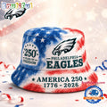 Philadelphia Eagles NFL Ameica 250 Years Of Freedom Bucket Hat