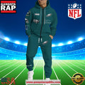 Philadelphia Eagles NFL Christmas Zip Hoodie Joggers Set
