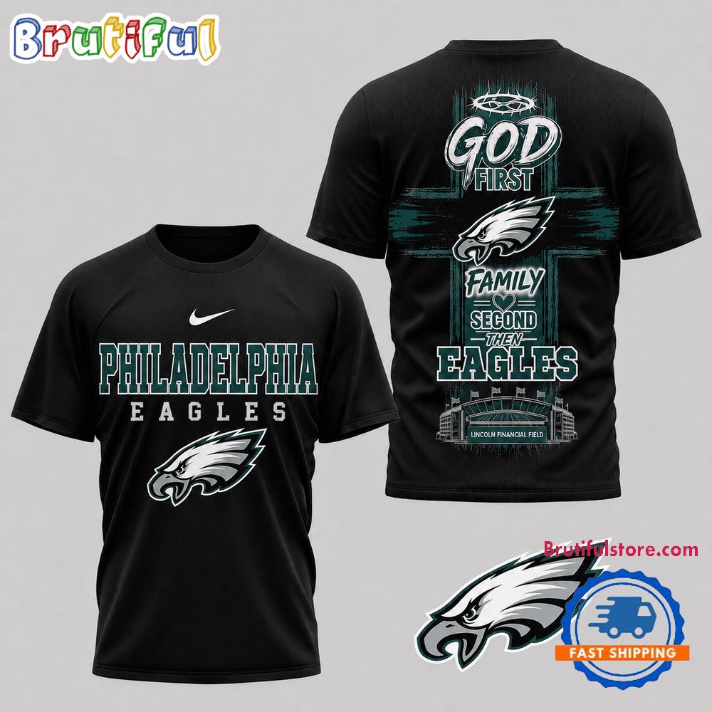Philadelphia Eagles NFL Faith Family Team Pride 3D T Shirt