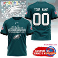 Philadelphia Eagles NFL Game Day Skyline Names Limited Edition 3D Shirt