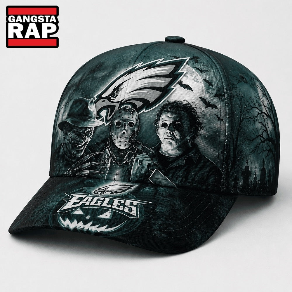 Philadelphia Eagles NFL Horror Night Halloween 2026 Design Classic Cap