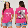 Philadelphia Eagles NFL No One Fight Alone Pink Out T Shirt