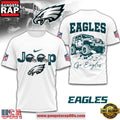 Philadelphia Eagles NFL Premium NFL Jeep Unisex T-Shirt