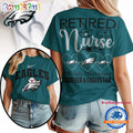 Philadelphia Eagles NFL Retired Nurse Officially Discharged 3D Shirt