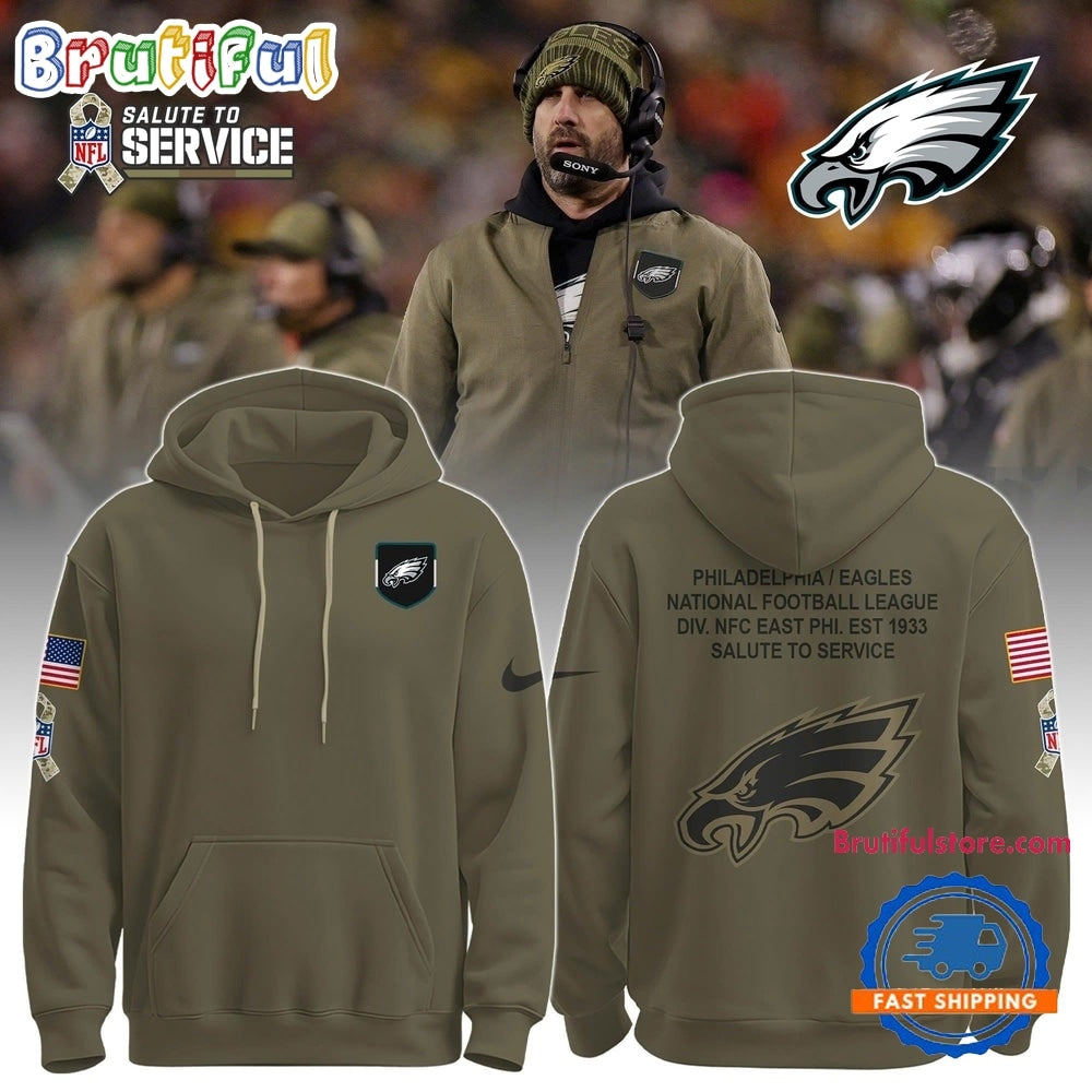 Philadelphia Eagles NFL Salute To Service 2026 New Hoodie Shirt