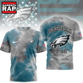 Philadelphia Eagles NFL Sunday Legends Tie Dye 3D Shirt, Football New Design Shirt