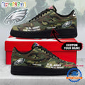 Philadelphia Eagles NFL US Army Custom Air Force 1 Shoes Sneaker