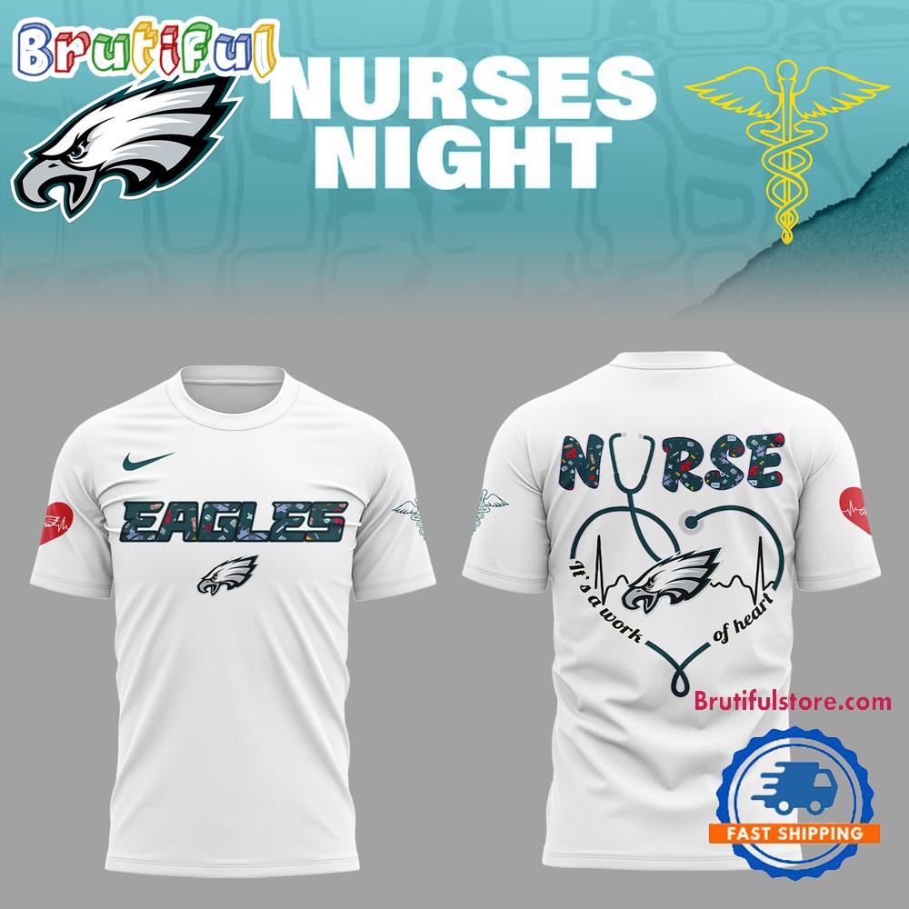 Philadelphia Eagles Nurses Appreciation 2025 Hoodie T-Shirt