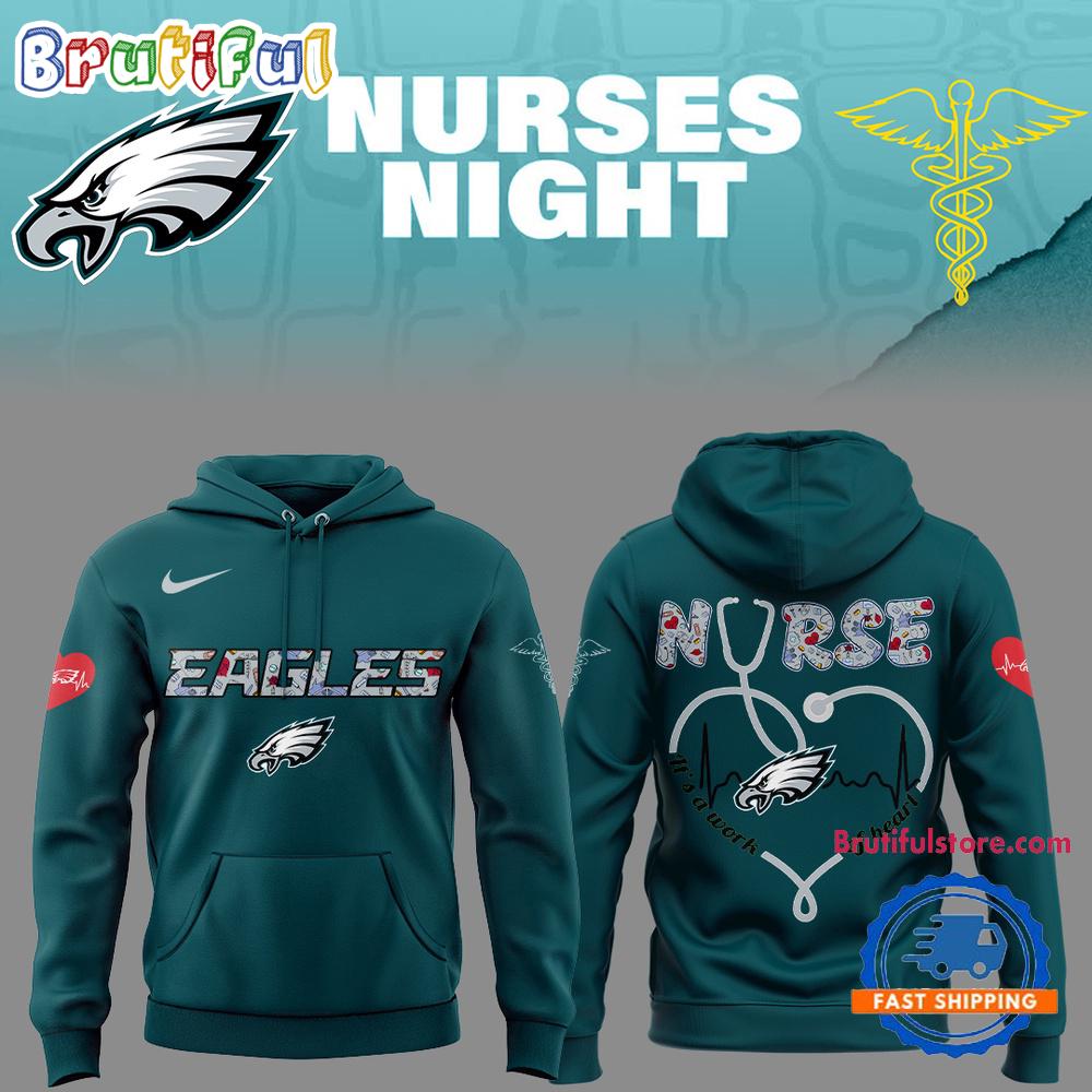 Philadelphia Eagles Nurses Appreciation 3D Print Hoodie Shirt