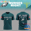 Philadelphia Eagles Nurses Appreciation 3D Print Shirt