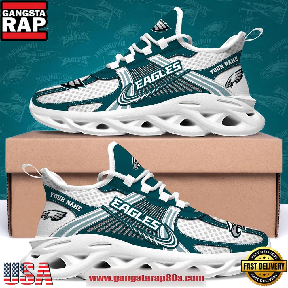Philadelphia Eagles Personalized Clunky Sneaker Max Soul Shoes