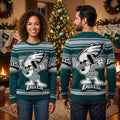 Philadelphia Eagles Snoopy Dabbing Mascot Ugly Christmas Sweater