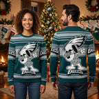 Philadelphia Eagles Snoopy Dabbing Mascot Ugly Christmas Sweater