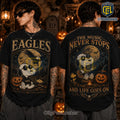 Philadelphia Eagles Snoopy Halloween Vintage Black T-Shirt