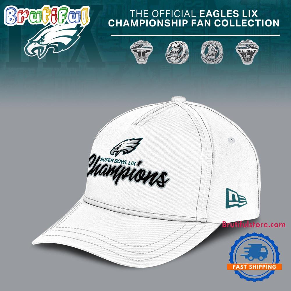 Philadelphia Eagles Super Bowl LIX Champions Ring Baseball Cap