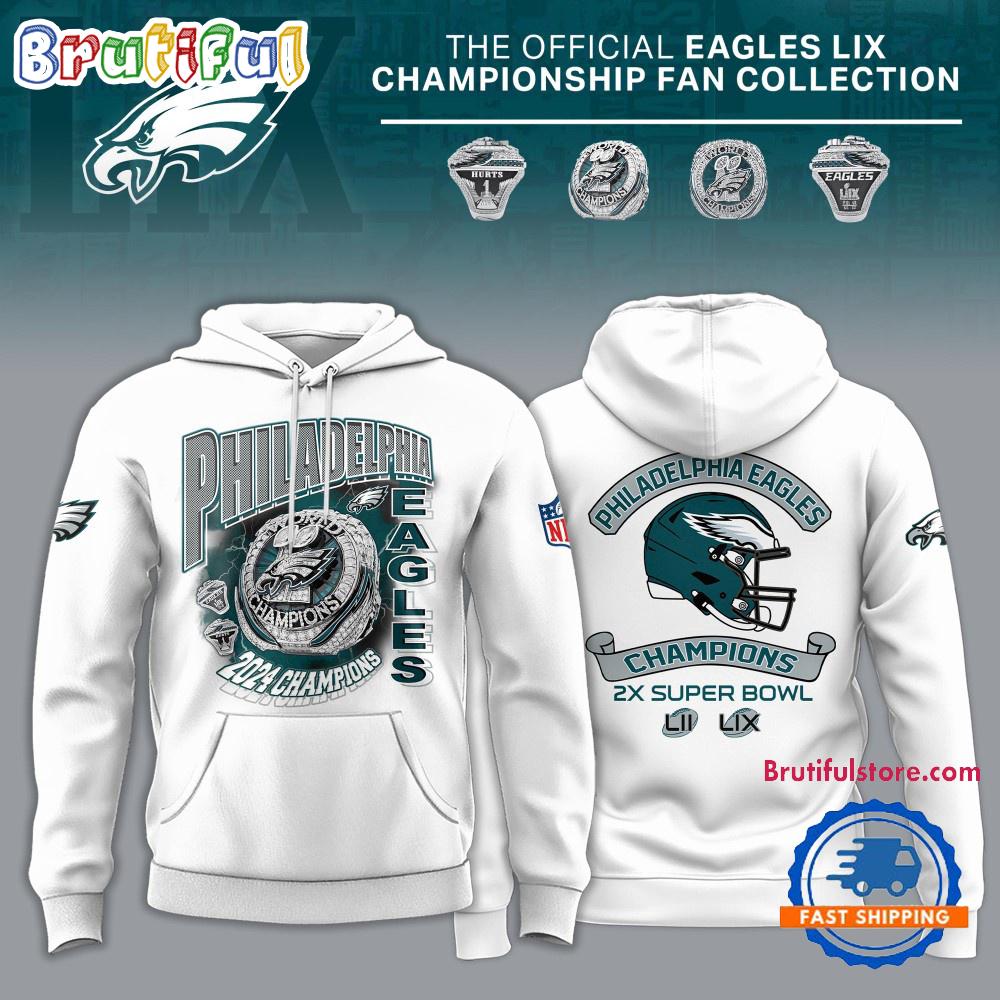 Philadelphia Eagles Super Bowl LIX Champions Ring Hoodie T-Shirt
