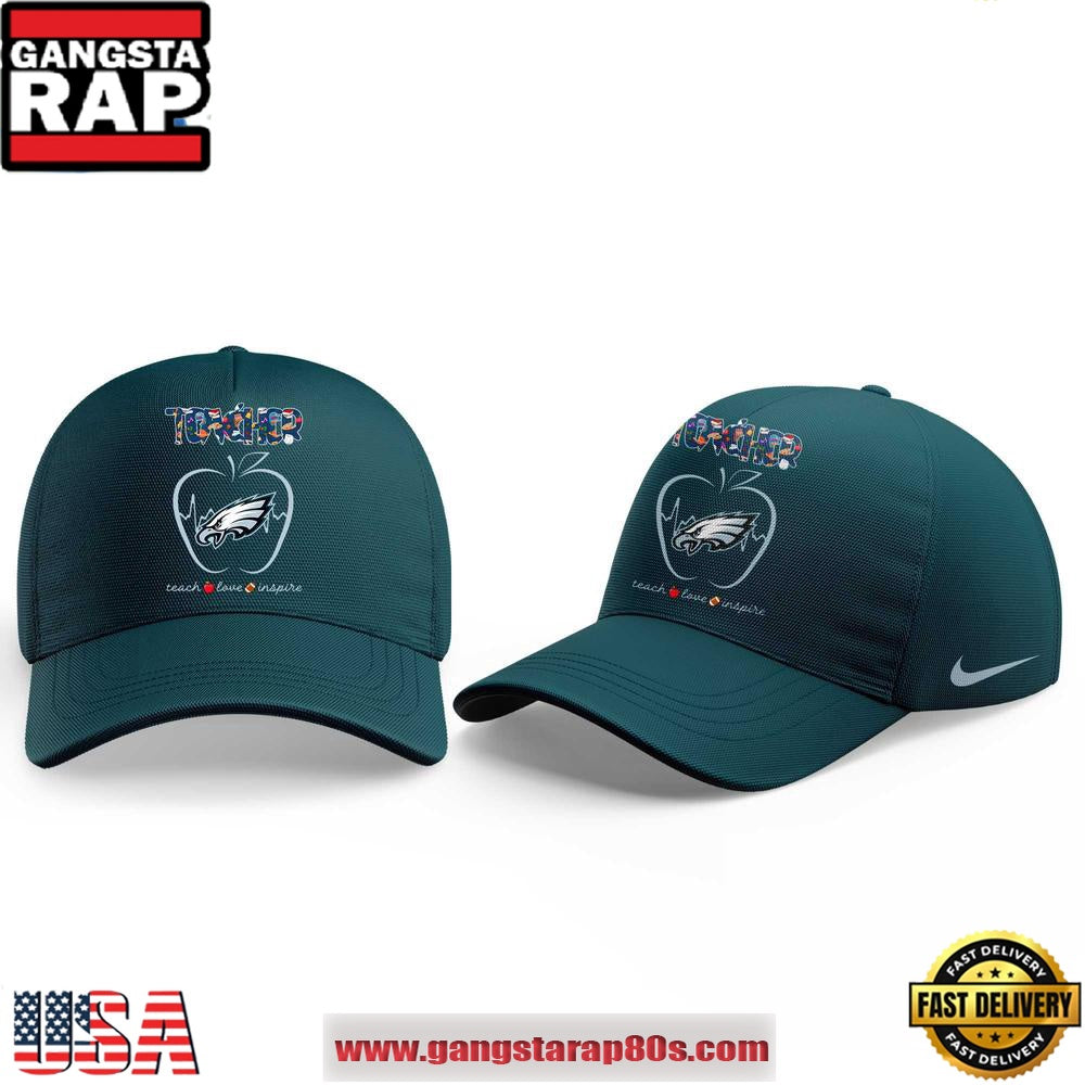 Philadelphia Eagles TEACHER Appreciation 2025 Special Edition Classic Cap Hats