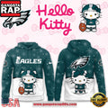 Hello Kitty x NFL Philadelphia Eagles x 2025 Football Christmas Hoodie Shirt