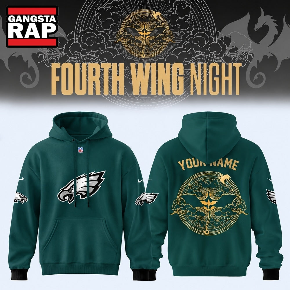 Philadelphia Eagles x Fourth Wing Night 2026 Limited Edition Hoodie