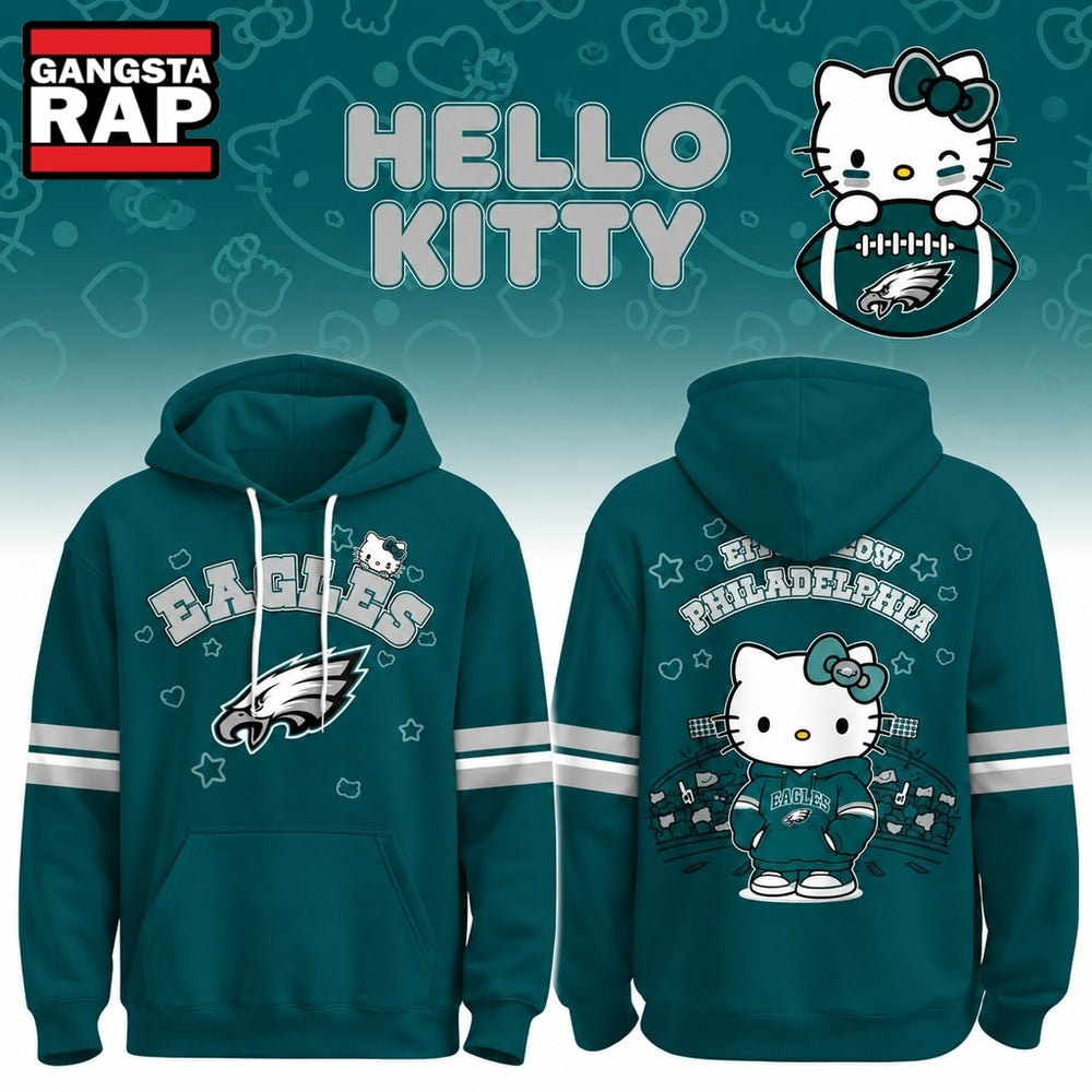 Philadelphia Eagles x Hello Kitty 2026 Limited Edition Hoodie