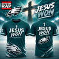 Philadelphia Eagles x Jesus Won 2026 Special New T Shirt