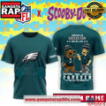 Philadelphia Eagles x Scooby Doo Premium Custom Name 3D Shirt