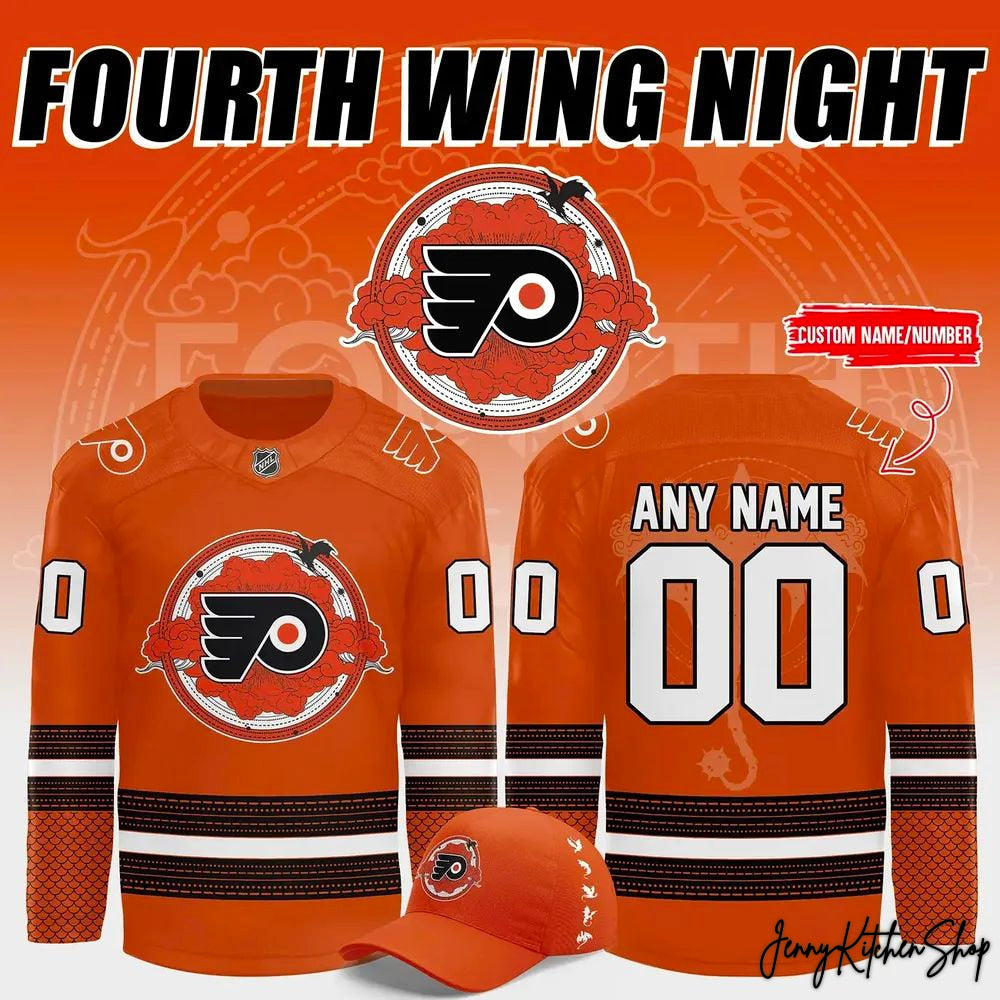 Philadelphia Flyers 2026 Fourth Wing Night Hockey Jersey