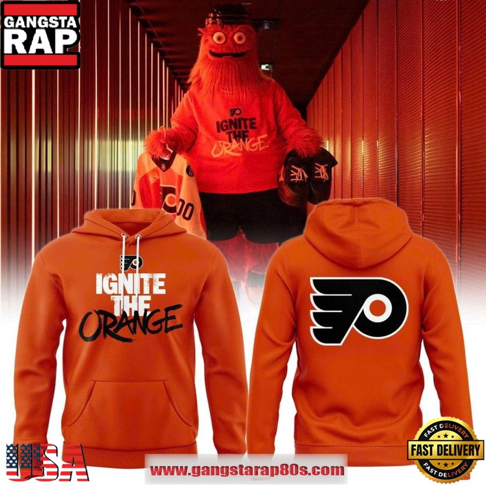 Philadelphia Flyers Ignite The Orange Playoff 2026 Unisex Hoodie