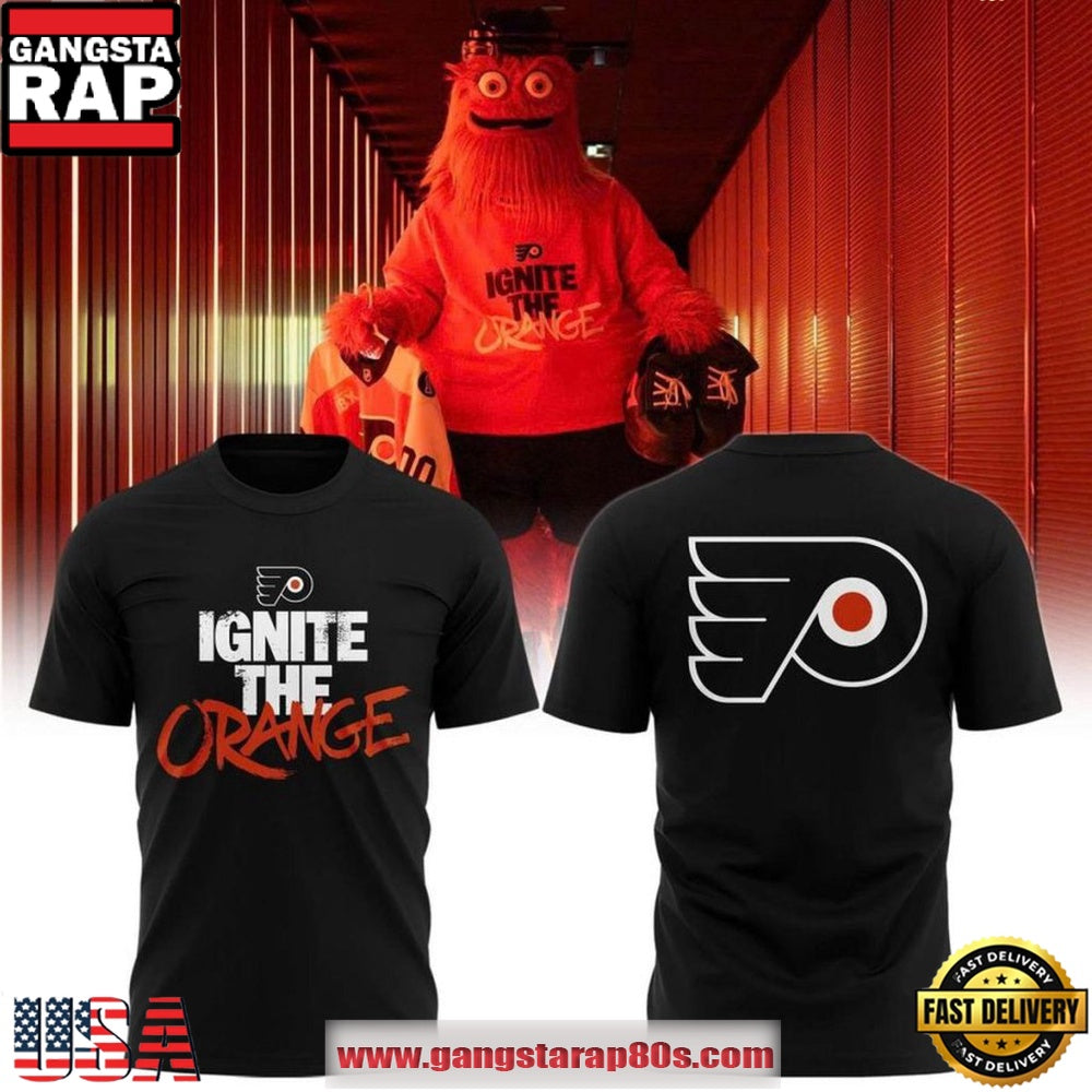 Philadelphia Flyers Ignite The Orange Playoff 2026 Unisex T-Shirt