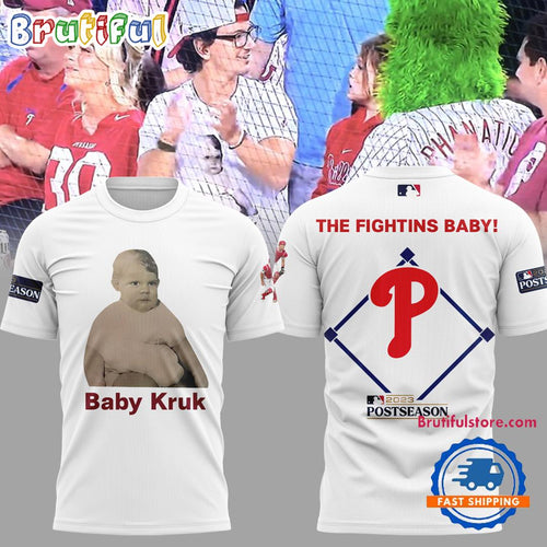 Philadelphia Phillies 2024 Baby Kruk The Fightins Baby T Shirt