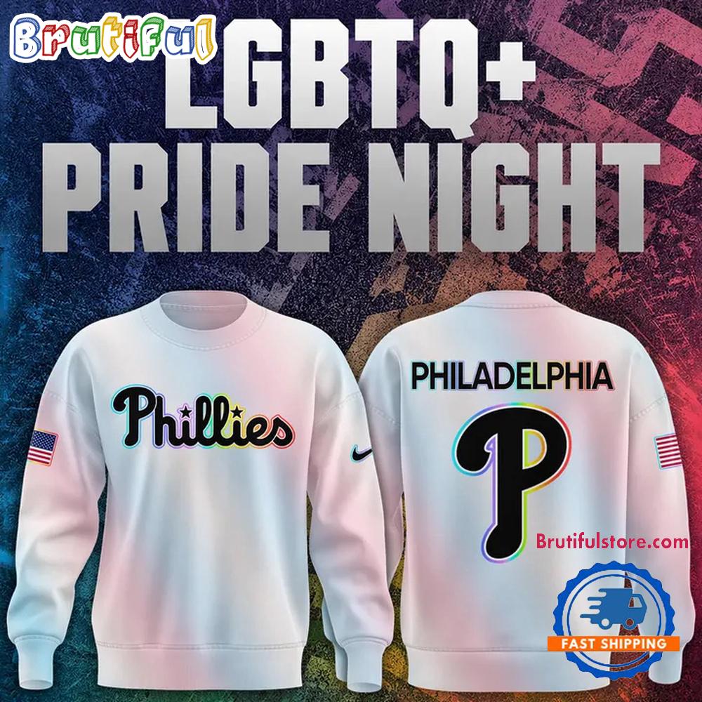 Philadelphia Phillies 2026 LGBTQ Pride Night Hoodie T-Shirt