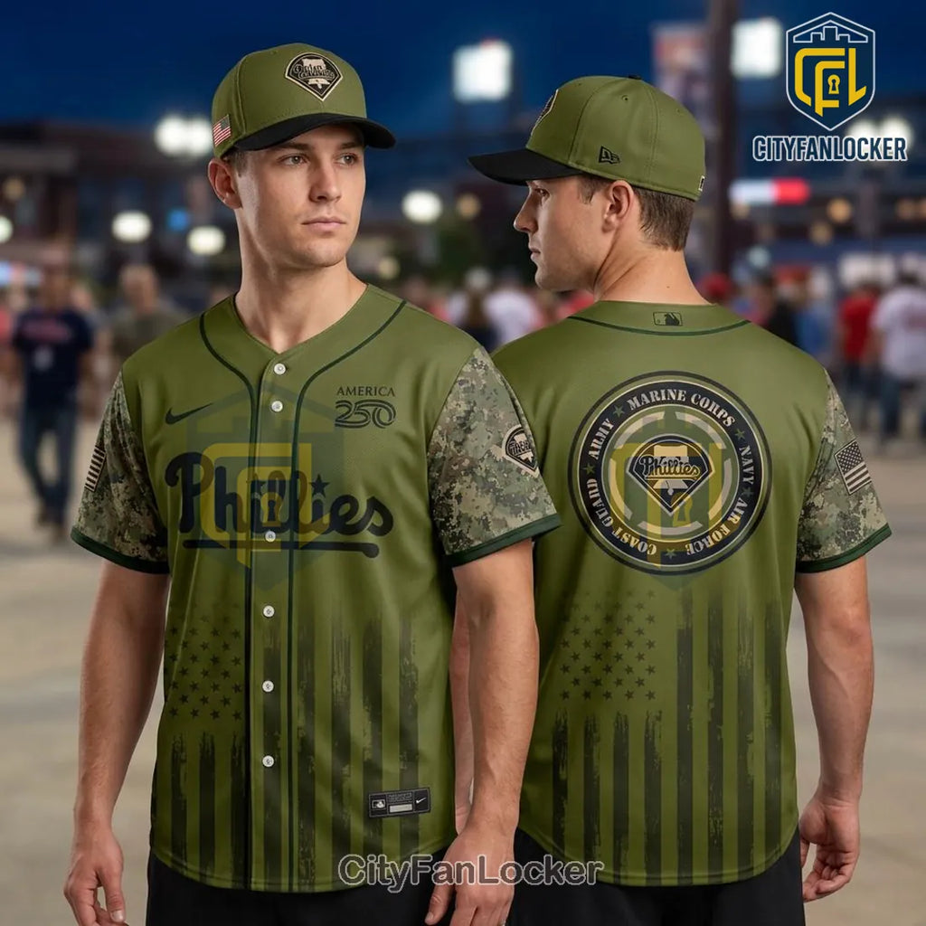 Philadelphia Phillies 2026 Military Appreciation Baseball Jersey