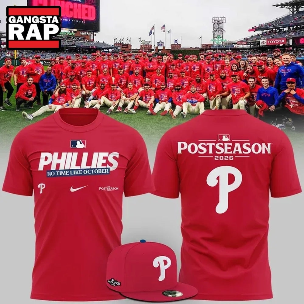 Philadelphia Phillies 2026 MLB Postseason T Shirt