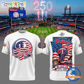 Philadelphia Phillies America 250th Anniversary White T Shirt