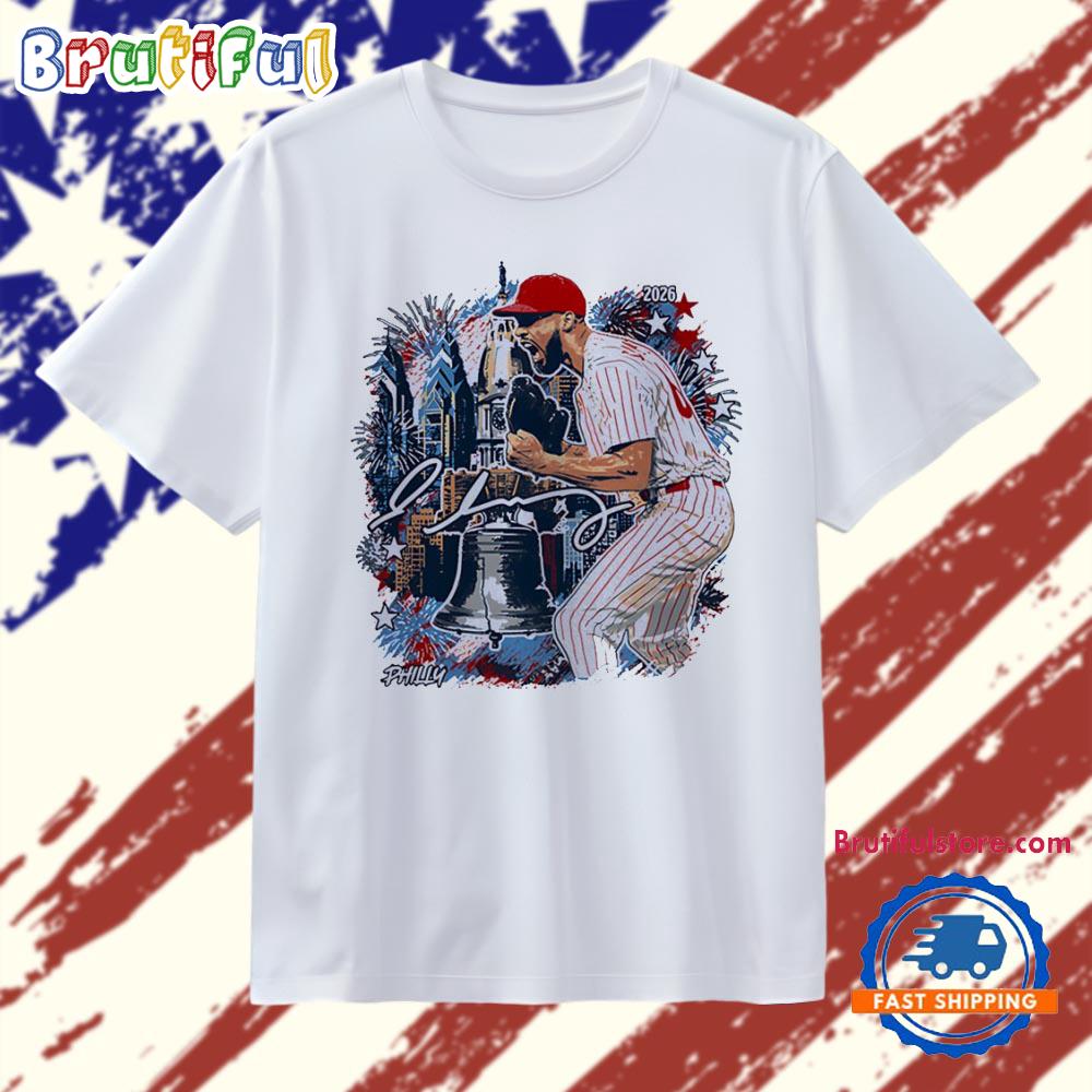 Philadelphia Phillies Baseball Player Signature 2026 T Shirt