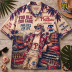 Philadelphia Phillies Beer Theme Hawaiian Shirt