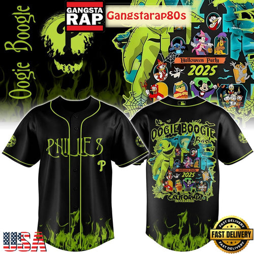 Philadelphia Phillies Mix Oogie Boogie Bash Halloween Party 2025 Baseball Jersey