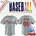 Philadelphia Phillies Pride Night 2025 Personalized Baseball Jersey