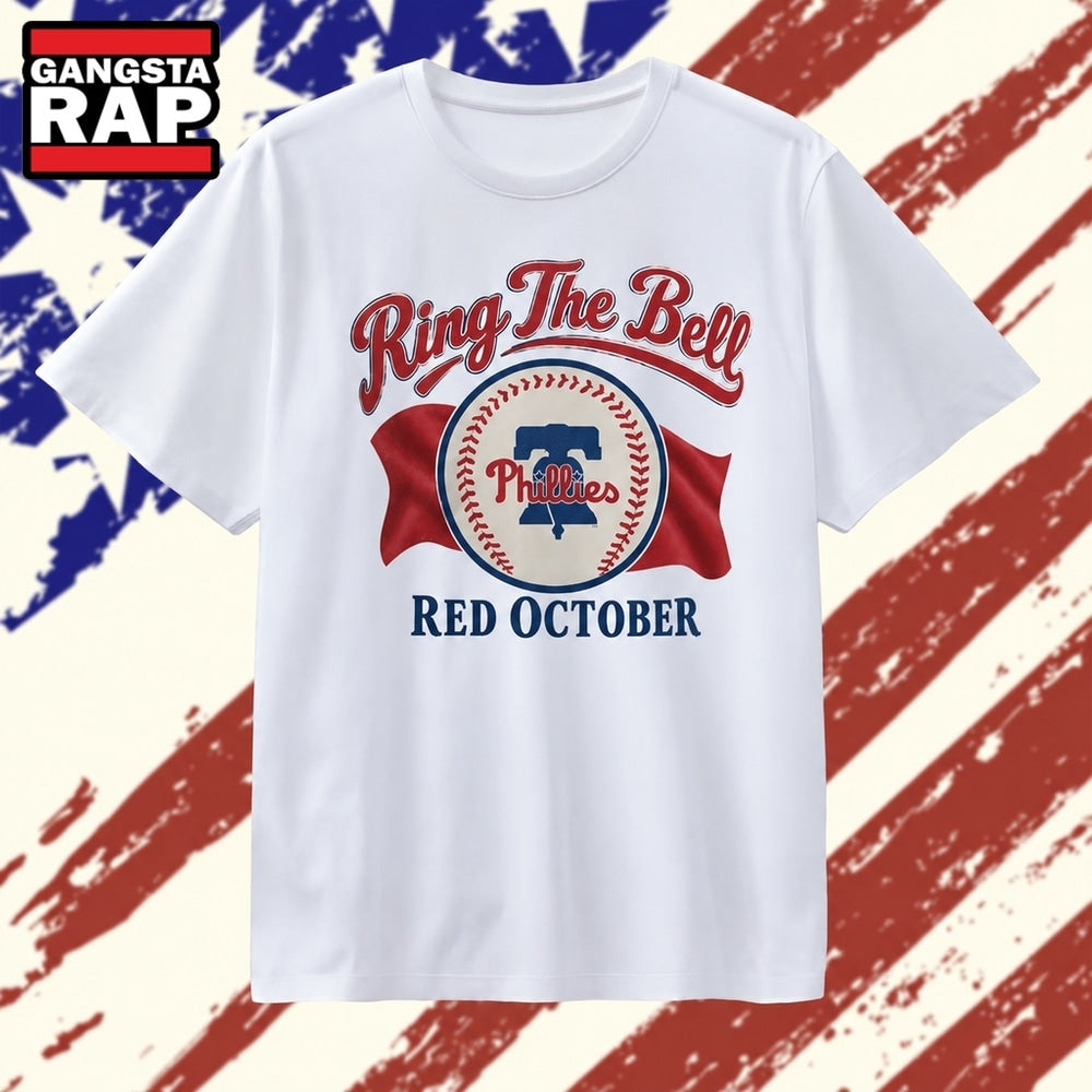Philadelphia Phillies Ring the Bell Red October T Shirt