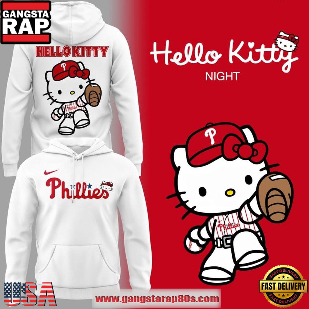 Philadelphia Phillies x Hello Kitty Night 2026 Unisex Hoodie Shirt