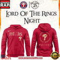 Philadelphia Phillies x Lord of The Rings Night 2026 Red Hoodie Shirt